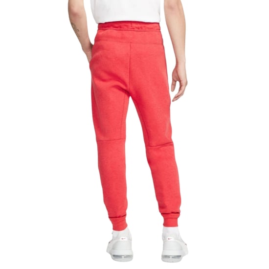 Pantalones Deportivos Nike Negros Con Cremallera Y Cinta Roja - Image 3