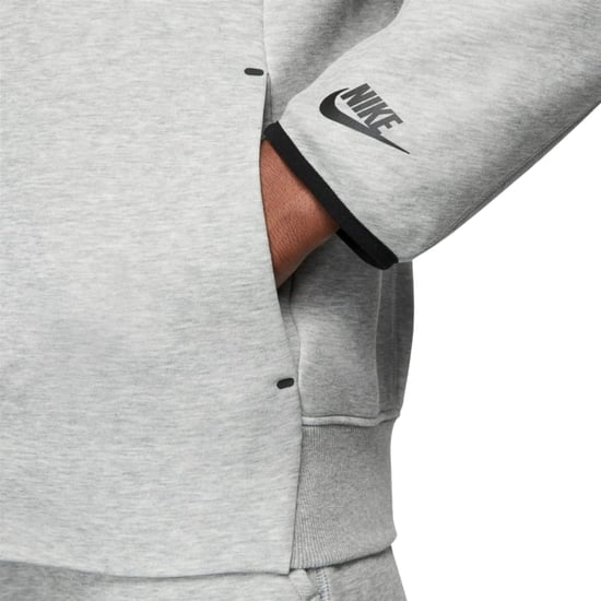 Chaqueta Deportiva Con Cremallera Gris Lisa De Nike - Image 4