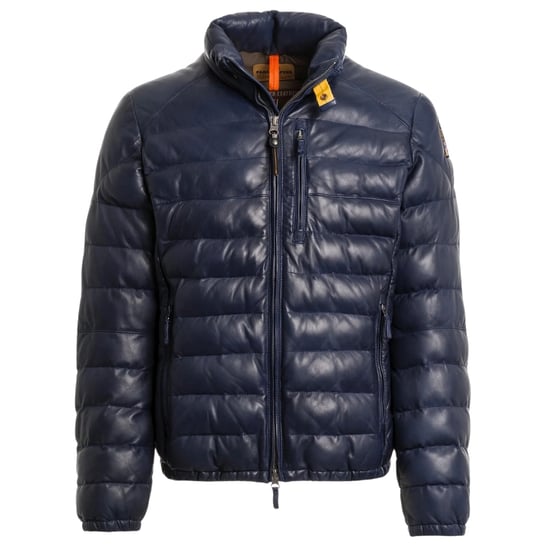 Chaqueta De Cuero Acolchada Azul Marino Ernie Peacock De Parajumpers - Image 1