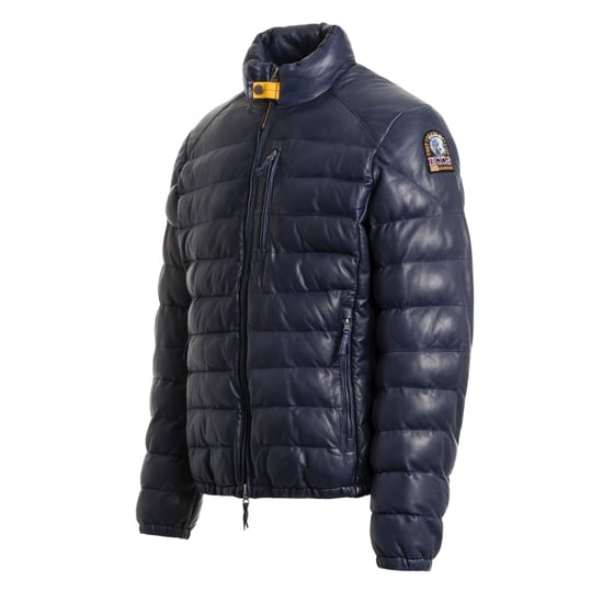 Chaqueta De Cuero Acolchada Azul Marino Ernie Peacock De Parajumpers - Image 3