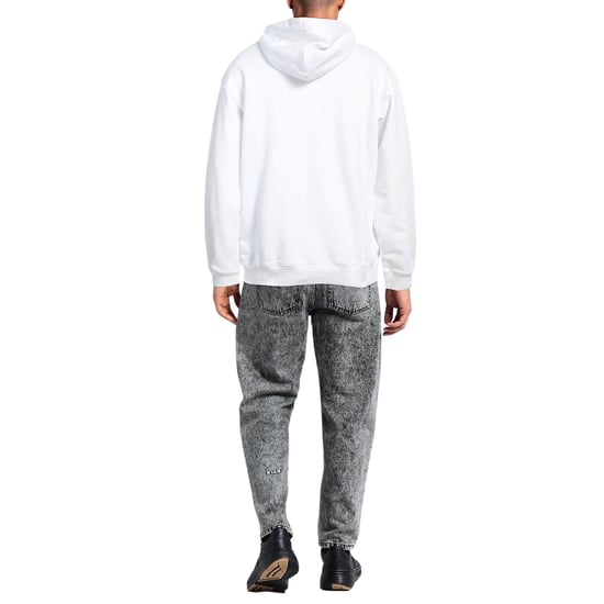 Sudadera Blanca Con Capucha Y Doble Sonrisa De Moschino Milano - Image 3