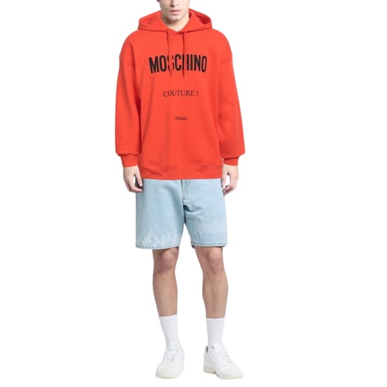 Sudadera Naranja Con Capucha Moschino Couture Milano - Image 2