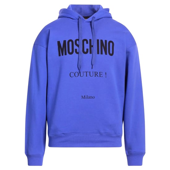 Sudadera Con Capucha Azul De Moschino Couture Milano - Image 1