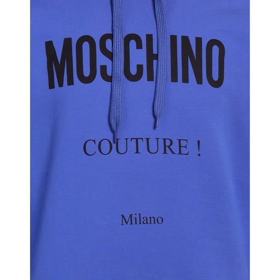 Sudadera Con Capucha Azul De Moschino Couture Milano - Image 4