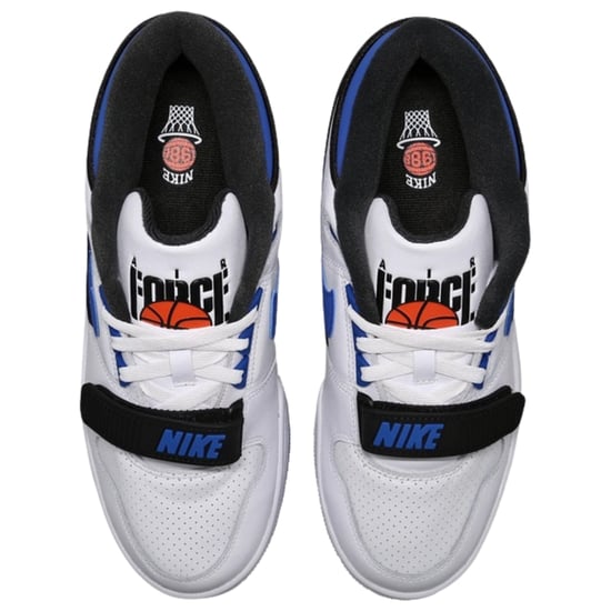 Zapatillas Nike Air Force Con Detalles En Azul Y Blanco - Image 4
