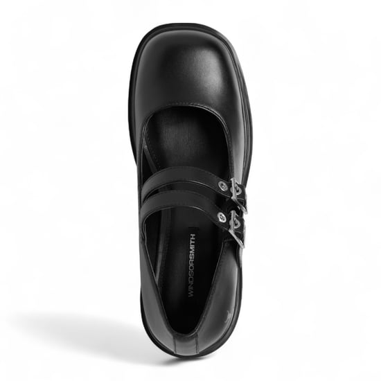 Zapatos Windsorsmith de piel negra con plataforma gruesa y tacón Mary Jane para mujer - Lessons - Image 4