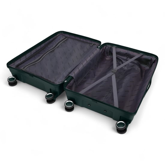 Maleta rígida verde resistente con 8 ruedas, maleta de cabina TSA, para viajes de vacaciones - Image 6