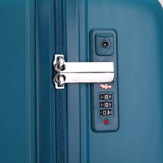 Maleta rígida resistente de color azul verdoso con 8 ruedas, maleta de cabina TSA para viajes de vacaciones - Image 6