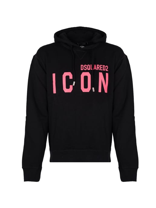 Dsquared2 Sudadera Icon Hoodie del hombre negro - Image 2