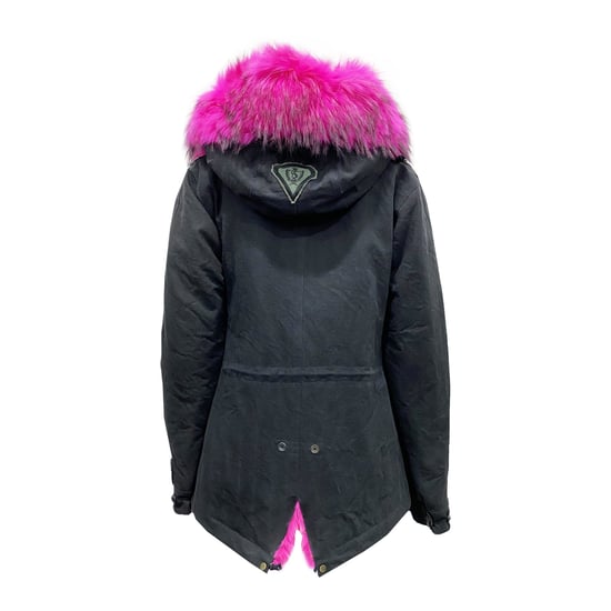 Chaqueta parka con adornos de lona As65 - Image 2