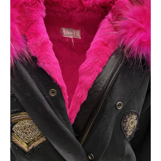 Chaqueta parka con adornos de lona As65 - Image 4