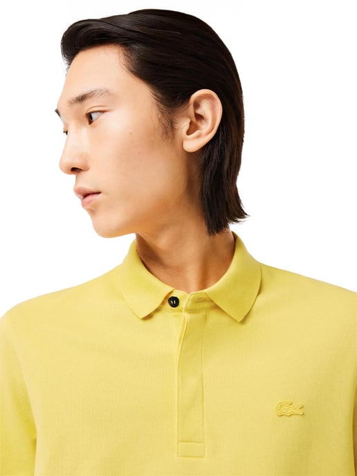 Lacoste Polo de piqué de corte normal para hombre - Image 3