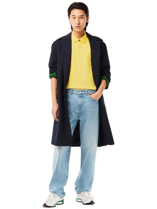 Lacoste Polo de piqué de corte normal para hombre - Image 5