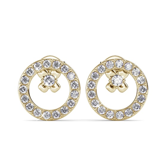 Pendientes Eliza - Oro y Cristal - Image 2