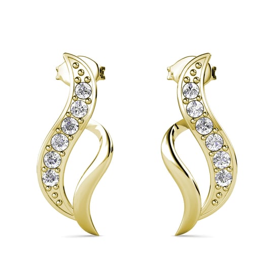 Pendientes Destino - Oro y Cristal - Image 2