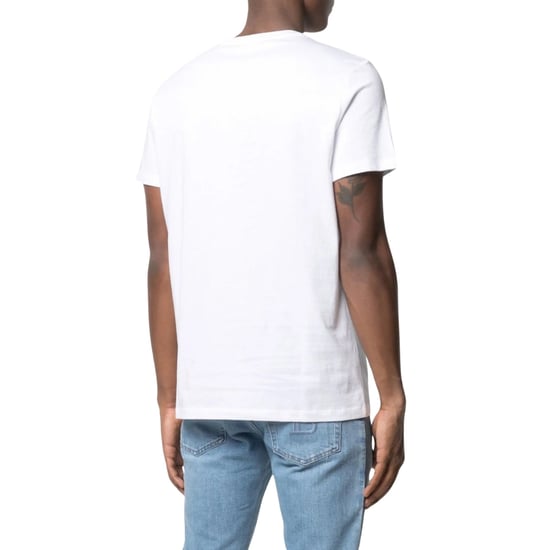 Camiseta Blanca Con Logotipo En Relieve De Balmain Paris - Image 3