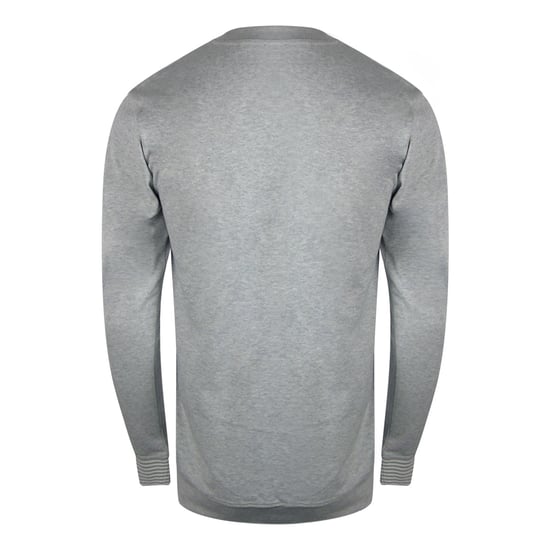 Sudadera Gris Con Logotipo Múltiple Cavalli Class - Image 2