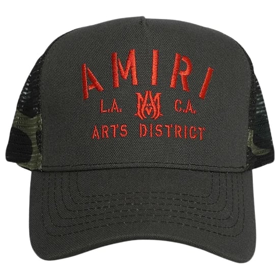 Gorra De Camionero Verde Militar Con Plantilla Amiri - Image 2
