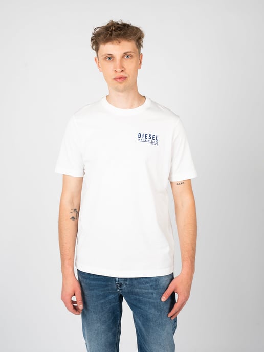 Diesel T-shirt T-Just del hombre Blanco - Image 3