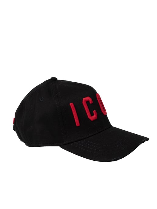 Dsquared2 Gorra de beisbol ICON del hombre negro - Image 2