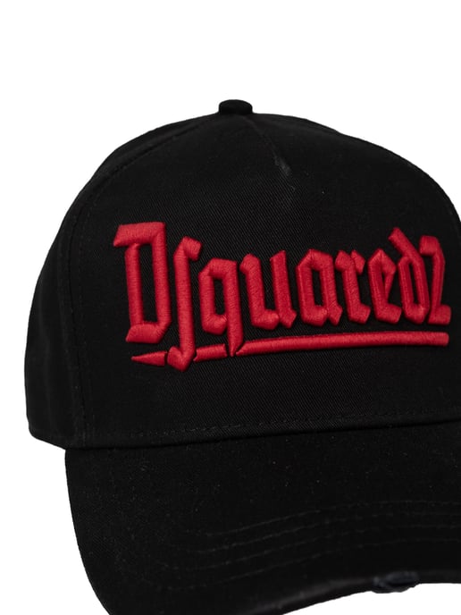 Dsquared2 Gorra de beisbol del hombre negro - Image 2