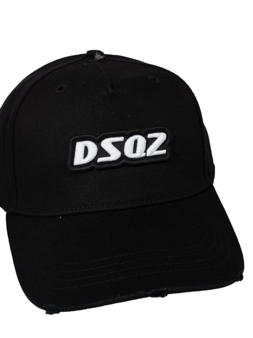 Dsquared2 Gorra de beisbol del hombre negro - Image 2
