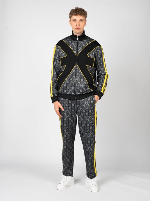 John Richmond Pantalones del hombre negro, amarillo, Gris - Image 2