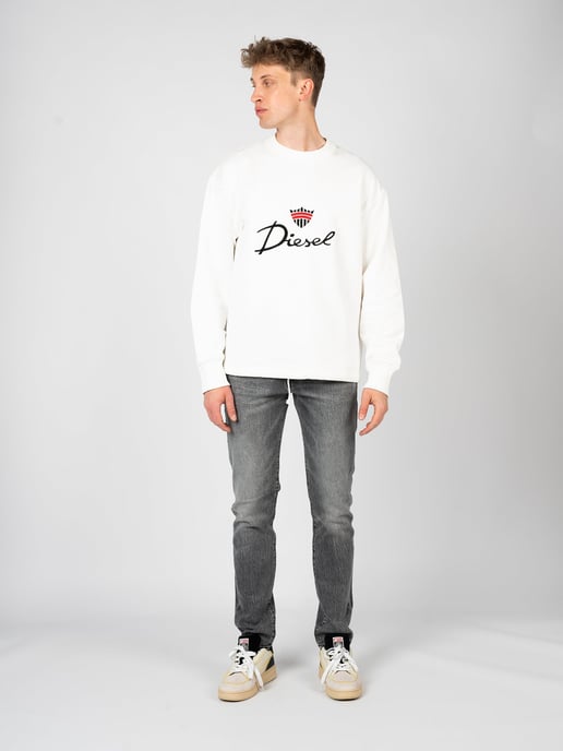 Diesel Sudadera S-Macsless del hombre Blanco - Image 2