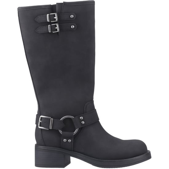 Botas de caña alta negras con tacón para mujer de imitación cuero Rocket Dog Nash - Image 5