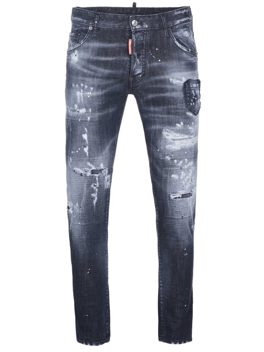 Jeans skater negros Dsquared2 - Image 1
