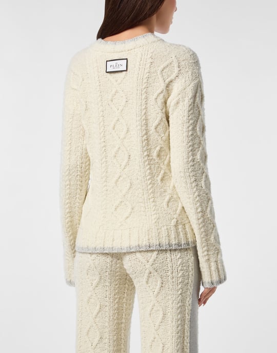 Loose Fit V-Neck Sweater - Image 2