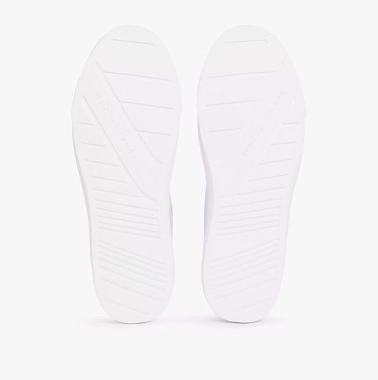 Zapatillas de Hombre Tommy Hilfiger Cupset Rwb de Cuero Blancas - Image 4