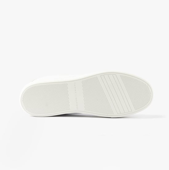 Zapatillas de mujer esenciales Court de Tommy Hilfiger en blanco - Image 5