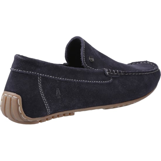Hush Puppies Ralph Suede Leather Men's Navy Loafers - Image 2