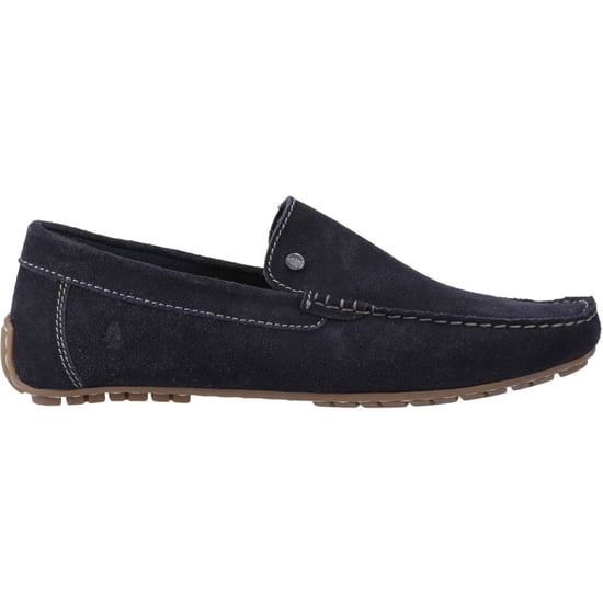 Hush Puppies Ralph Suede Leather Men's Navy Loafers - Image 5