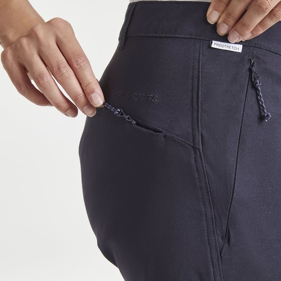Craghoppers Womens/Ladies Kiwi Pro II Convertible Trousers (Dark Navy) - Image 6