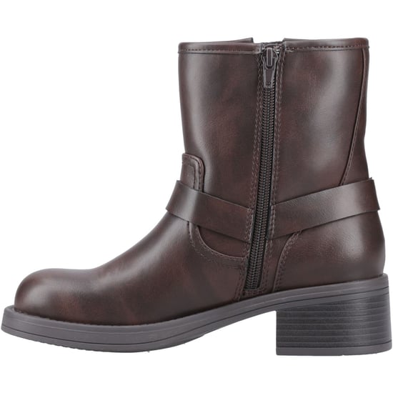 Botines de tacón para mujer de imitación de piel marrones Rocket Dog Nino - Image 4