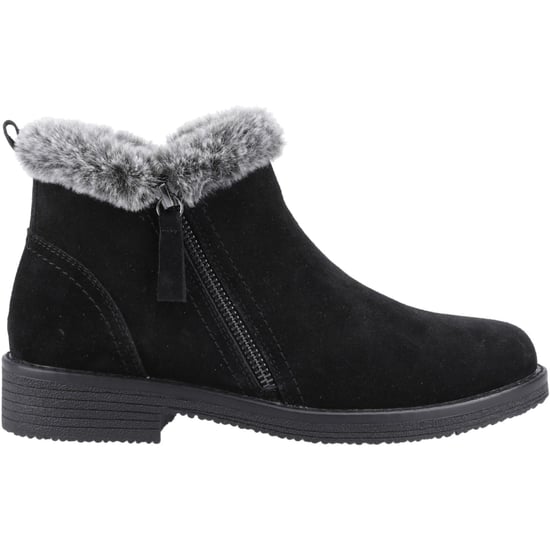 Botas de tobillo de invierno negras de ante para mujer Hush Puppies Marnie - Image 5