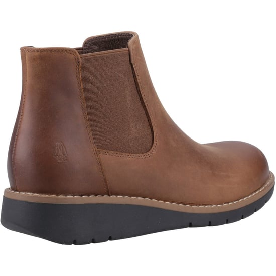 Botas Chelsea Planas de Cuero para Mujer Hush Puppies Leonie en Marrón - Image 2