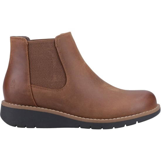 Botas Chelsea Planas de Cuero para Mujer Hush Puppies Leonie en Marrón - Image 5