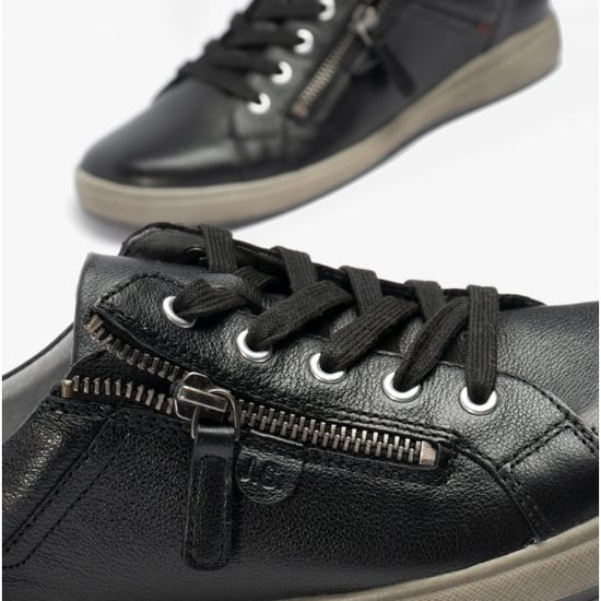 Josef Seibel Caren 12 Zapatillas de Cuero para Mujer Negras - Image 4