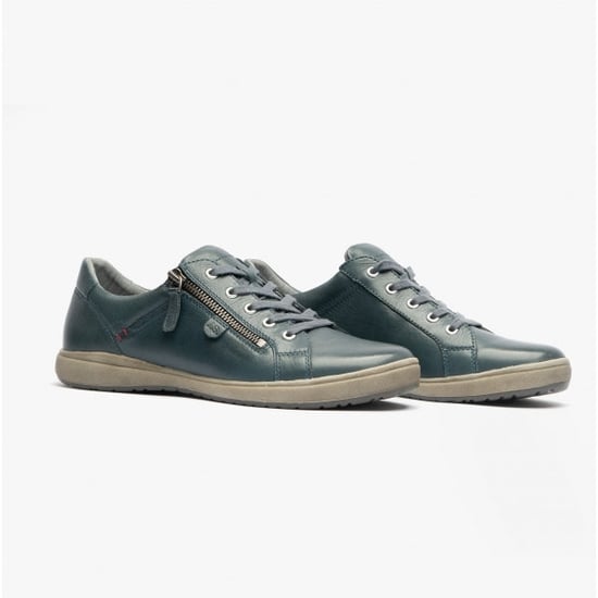 Zapatillas de cuero para mujer Josef Seibel Caren 12 Océano - Image 2