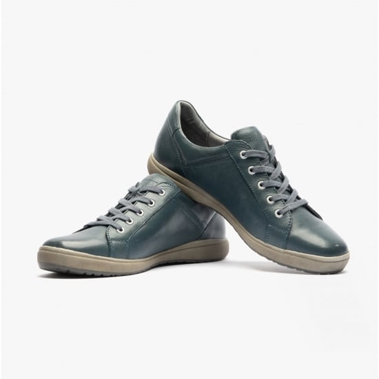 Zapatillas de cuero para mujer Josef Seibel Caren 12 Océano - Image 4