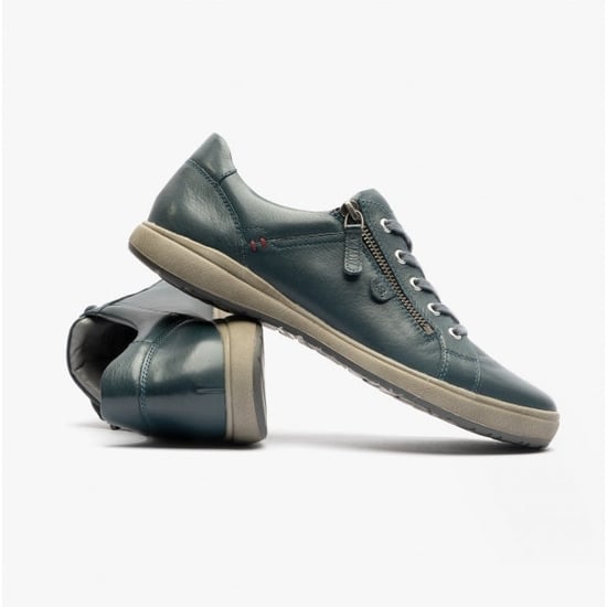Zapatillas de cuero para mujer Josef Seibel Caren 12 Océano - Image 5