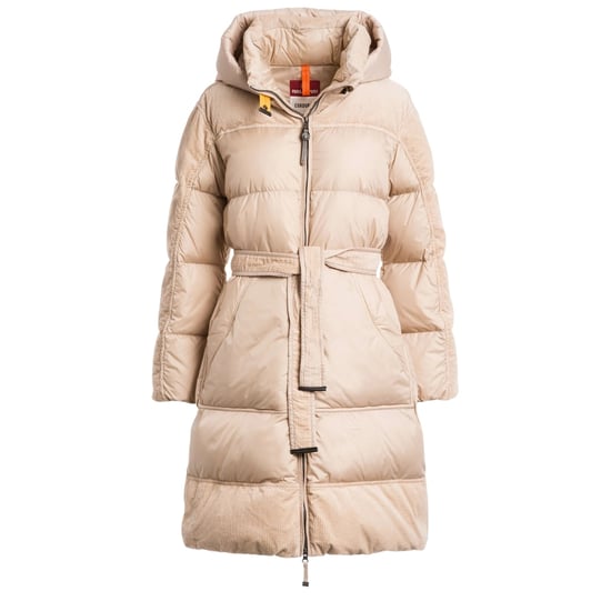 Chaqueta De Plumón Larga Con Capucha Y Ajuste Cómodo Beige Interstellar Sunkissed De Parajumpers - Image 1