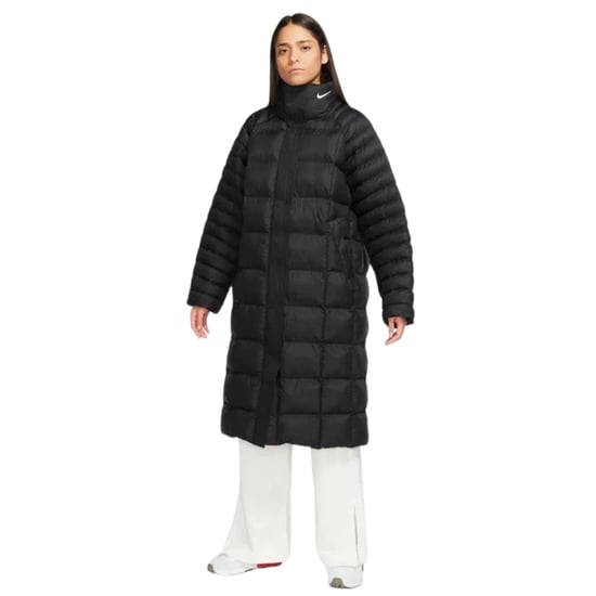 Chaqueta Larga Negra Nike - Image 2