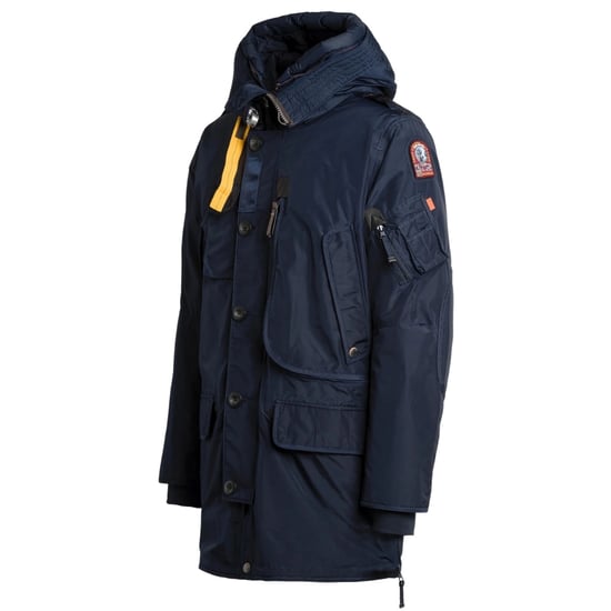 Chaqueta Larga Con Capucha Azul Marino Kodiak De Parajumpers - Image 3