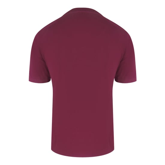Camiseta Burdeos Con Diseño De Ribete Activo De Aquascutum - Image 2