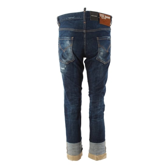 Pantalones Vaqueros Azules Oscuros Recortados Cool Guy De Dsquared2 - Image 2