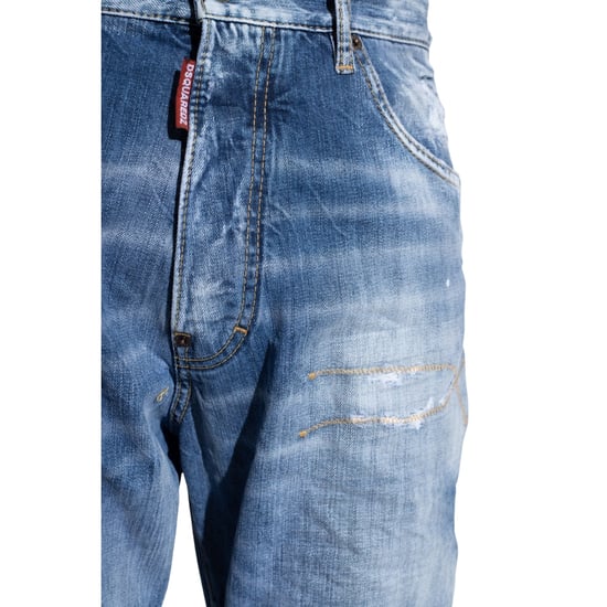 Pantalones Vaqueros Azules De Combate A Medida De Dsquared2 - Image 3
